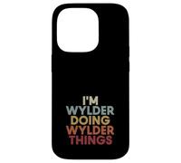 Carcasa para iPhone 14 Pro Wylder Name Wylder Personalized Name First Given