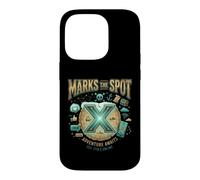 Carcasa para iPhone 14 Pro X Marks The Spot Adventure Espera Tesoro Digital náutico