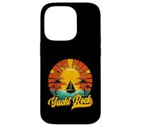 Carcasa para iPhone 14 Pro Yacht Rock 70s 80s Navegación Vintage Atardecer Palm Beach