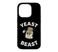 Carcasa para iPhone 14 Pro Yeast Beast Sourdough Starter Retro Cartoon Baker
