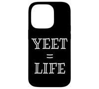 Carcasa para iPhone 14 Pro Yeet Equals Life - Funny Gamer YEET Meme For Yeeting Yeets