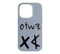Carcasa para iPhone 14 Pro Yeshua Aleph TAV Jesús Primero Último en Paleo Hebreo (Negro)