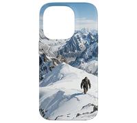 Carcasa para iPhone 14 Pro Yeti Snow Mountain Peak - Gráfico Misterioso de Criatura Oculta