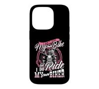 Carcasa para iPhone 14 Pro Yo no conduzco mi Propia Bicicleta, Pero sí Montar mi Propio Motorista