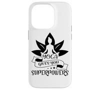 Carcasa para iPhone 14 Pro Yoga te da superpoderes Lotus Meditación Pose