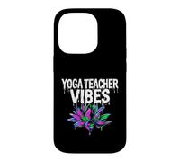 Carcasa para iPhone 14 Pro Yoga Teacher Vibes Dripping Lotus Flower Aesthetic