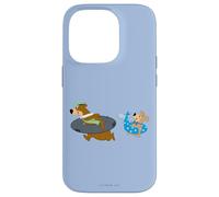 Carcasa para iPhone 14 Pro Yogi Bear Yogi and Boo Boo Going Swimming