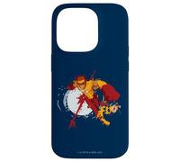 Carcasa para iPhone 14 Pro Young Justice Splatter Art Kid Flash Logo
