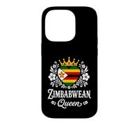 Carcasa para iPhone 14 Pro Zimbabwean Queen Zimbabwe Flag Proud Zimbabwean Woman