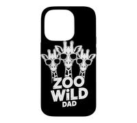 Carcasa para iPhone 14 Pro Zoo Wild Dad Safari Vida Silvestre Familia Animal Viaje a Juego