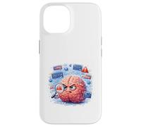 Carcasa para iPhone 14 Programador Divertido del Modo de depuración Cerebral