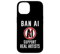 Carcasa para iPhone 14 Prohibir el Contenido de IA contra el Arte Anti AI Artificial Inteligente