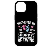 Carcasa para iPhone 14 Promocionado a Poppy of Twins EST 2026 Revelación de género del bebé