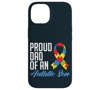 Carcasa para iPhone 14 Proud Dad of An Autistic Son - Autism Awareness Padre Hijo