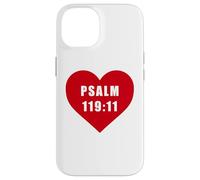 Carcasa para iPhone 14 Psalm 119:11 - Thy Word Have I Hid in Mine Heart Reference