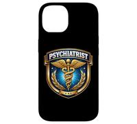 Carcasa para iPhone 14 Psiquiatra Psiquiatría Médico Médico Caduceo Insignia MD