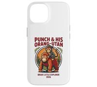 Carcasa para iPhone 14 Punch y su orangután Valiente pequeño Explorador 2026