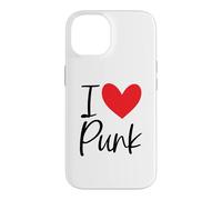 Carcasa para iPhone 14 Punk Rock Me Encanta Punk Punker Rocker Años 80 90 Plaid Street Oi