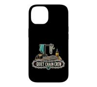 Carcasa para iPhone 14 Quiet Chain Crew Bicicleta Cuidado de Cadena Taller