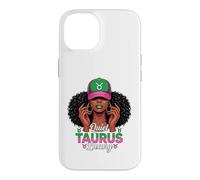Carcasa para iPhone 14 Quiet Luxury Taurus Afro Women Pink Green Cap Black Girl