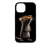 Carcasa para iPhone 14 Rata Ratón Simpático Roedores Ratón Enano Ratas Pequeñas