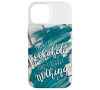 Carcasa para iPhone 14 Reading Quote For Book Lover and Librarian Cute Book Pattern