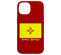 Carcasa para iPhone 14 Recuerdo de la Bandera de Nuevo México de Jemez Springs