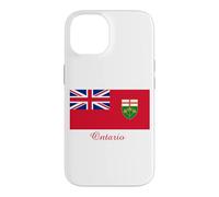 Carcasa para iPhone 14 Recuerdo de la Bandera de Ontario Canadá