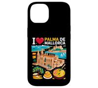 Carcasa para iPhone 14 Recuerdo de Viaje I Love Palma De Mallorca España