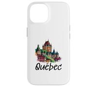 Carcasa para iPhone 14 Recuerdo Retro de Quebec de Canadá/Quebec