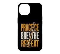 Carcasa para iPhone 14 Repeat-Music Trompeta Músico Trompeta Música Trompeta