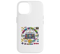 Carcasa para iPhone 14 Retro Combo Botón Smash Arcade Gamer Diseño