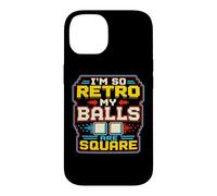 Carcasa para iPhone 14 Retro Gamer Pixel Arcade 8 bit Gaming Humor