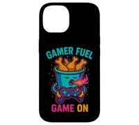 Carcasa para iPhone 14 Retro Gaming Humor RPG Juego En Funny Chicken Wing Food Pun