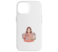 Carcasa para iPhone 14 Retro Love Lace Votos Nupcial Romance Diseño