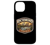 Carcasa para iPhone 14 Richmond Virginia Souvenir City State Retro Vintage Orgulloso
