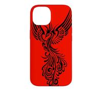 Carcasa para iPhone 14 Rising from The Ashes Black Artistic Phoenix Ilustración