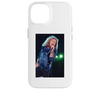 Carcasa para iPhone 14 Robert Plant de Led Zeppelin en Vivo en Wembley 1992
