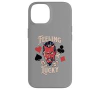 Carcasa para iPhone 14 Rockabilly Feeling Lucky Devil Dice 50 Retro Vintage Casino