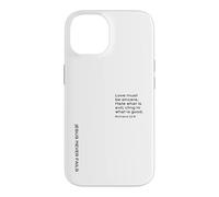 Carcasa para iPhone 14 Romanos 12, 9, El Amor Debe ser sincero, Odio el Mal, Cristiano