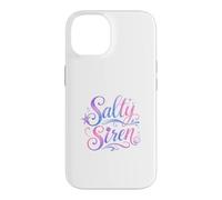 Carcasa para iPhone 14 Salty Siren Mermaid Lover Beach Coastal Ocean Cute Mermaid