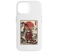Carcasa para iPhone 14 Samurai Red Panda Japanese Vintage Funny Gifts Graphic Art
