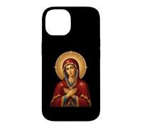 Carcasa para iPhone 14 Santo Icono Ortodoxo Oriental de la Madre María Theotokos