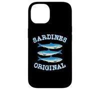 Carcasa para iPhone 14 Sardines Tinned Fish Retro Graphic for Men Women