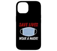 Carcasa para iPhone 14 Save Lives Wear a Mask