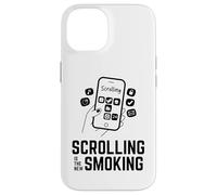 Carcasa para iPhone 14 Scrolling es el Nuevo Smoking. Smartphone. Divertido