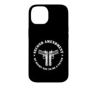 Carcasa para iPhone 14 Segunda Enmienda Mi Derecho a No Ser una Víctima Diseño de Pistola