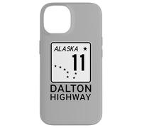 Carcasa para iPhone 14 Señal de Carretera de Alaska, Ruta 11, de Dalton Highway