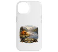 Carcasa para iPhone 14 Serene Escape del Desierto Junto al Lago