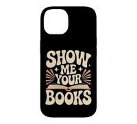 Carcasa para iPhone 14 Show Me Your Books Ratón de Bbiblioteca Lectura de Libros